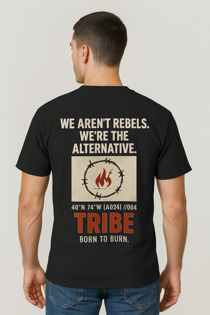 Camiseta "TRIBE // 004" — Born to Burn - No Future, All FIre